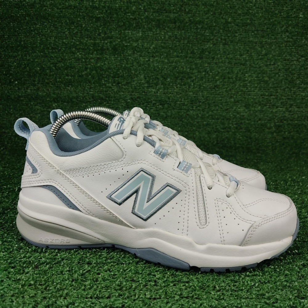 New Balance Sneakers Womens 8 White WX608WB5 Cross Training Shoes 608 v5 Leather